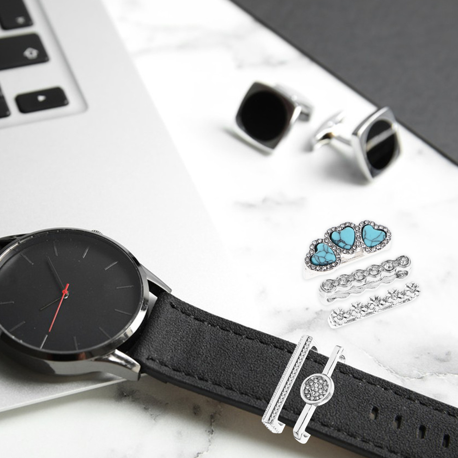 Smartwatches - Lot de 5 breloques en alliage
