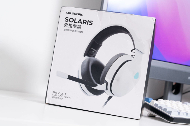 Gaming Headset With Mic Rgb - Colorfire Solaris USB casque filaire blanc