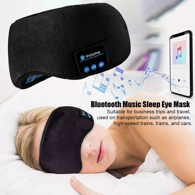 Sleep Mask Headphones Bluetooth - Écouteurs sans fil Bluetooth, masque pour