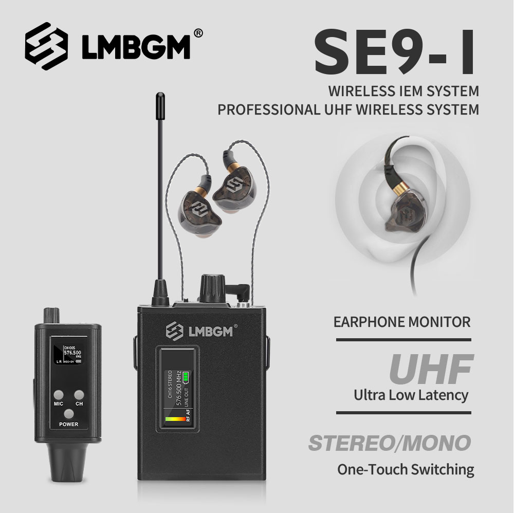 In Ear Monitors For Singers - Système de monitoring intra-auriculaire sans fil