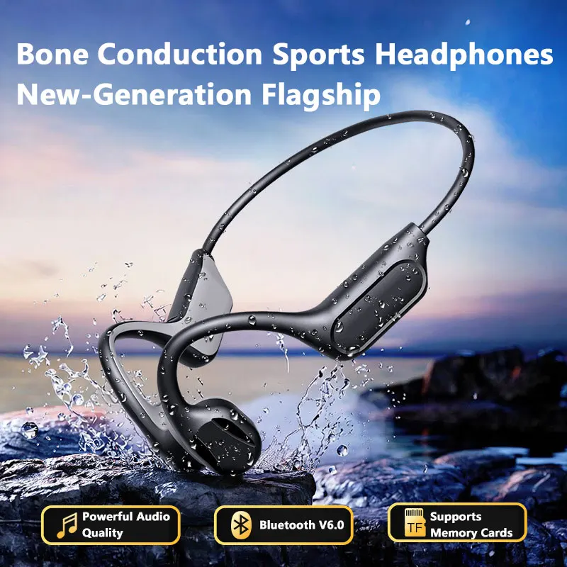 Bone Conduction Running Headphones - Nouveaux écouteurs Bluetooth à conduction osseuse
