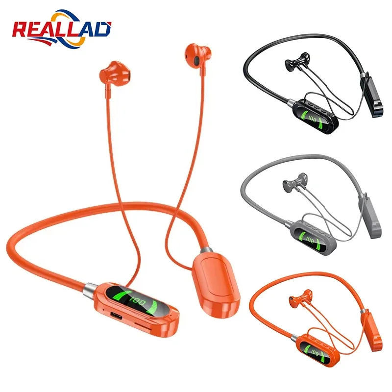 Magnetic Neckband Sports Earphones - Nouveau YG07 écouteurs sans fil 5.3