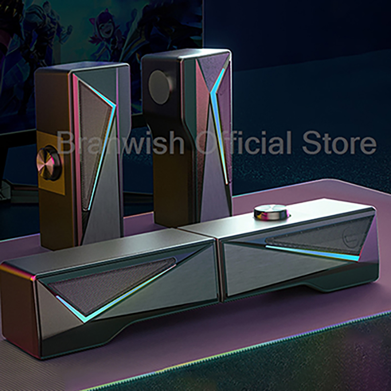 Rgb Computer Soundbar For Pc - Barre de son de jeu RGB