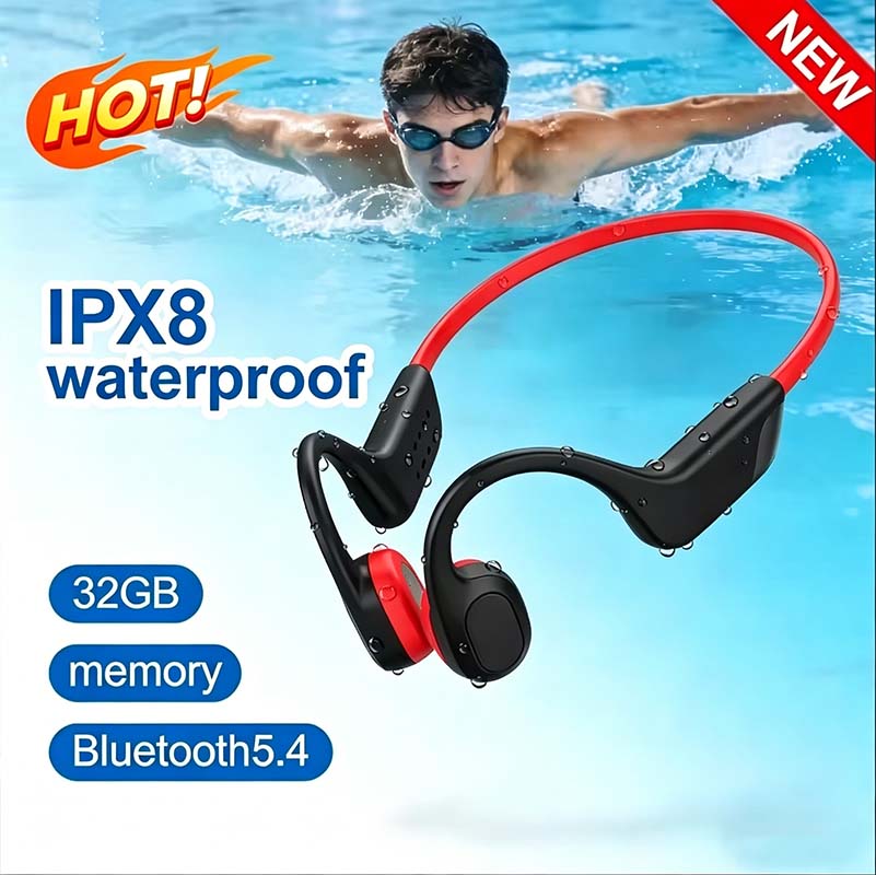 Bone Conduction Running Headphones - Nouveaux écouteurs Bluetooth à conduction osseuse