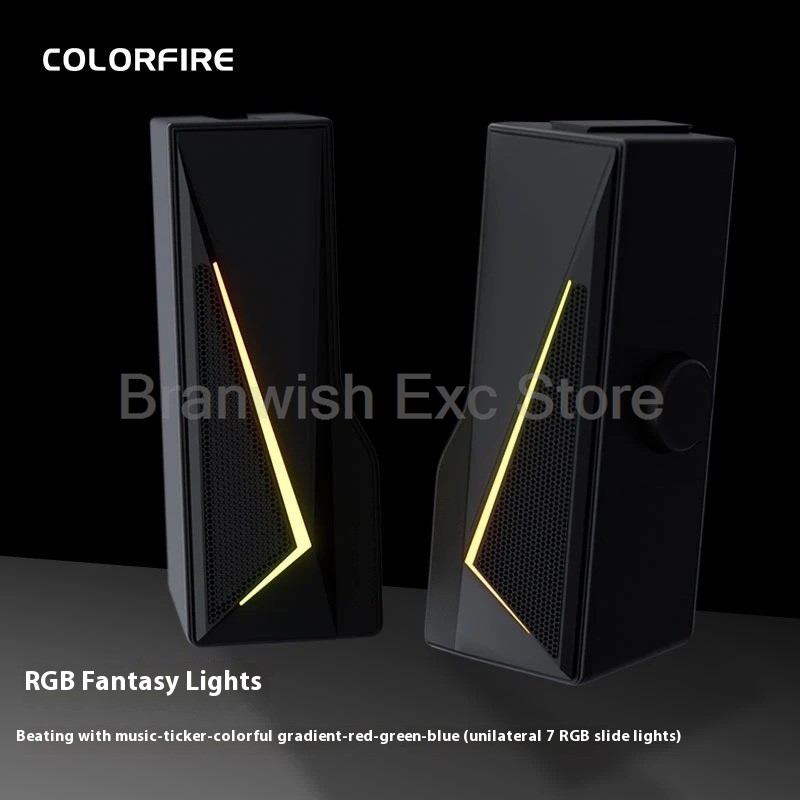 Haut-parleur d'ordinateur 2x2. - Rgb Computer Soundbar For Pc avis et prix