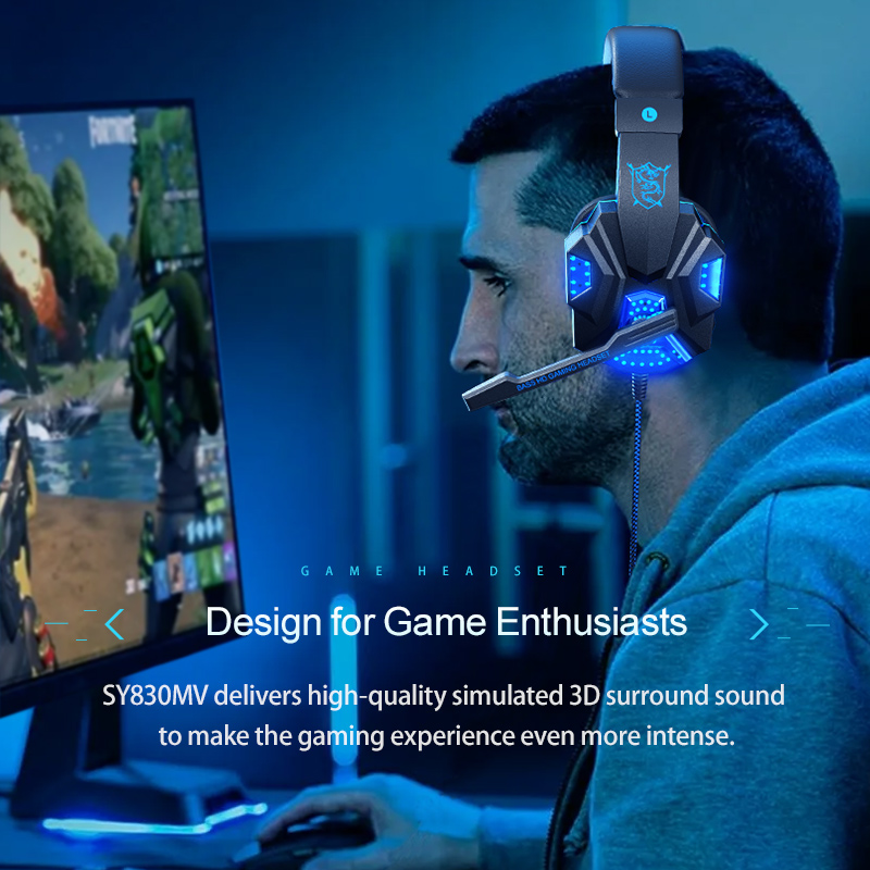 Casque de jeu avec son Surroun - Gaming Headset With Mic Rgb avis et prix