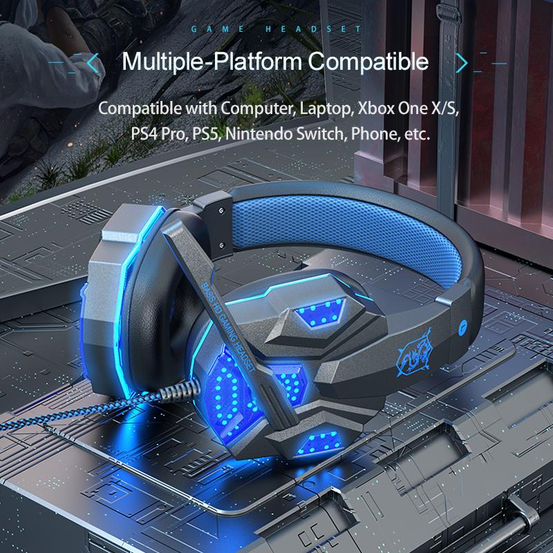 Casque de jeu avec son Surroun - Gaming Headset With Mic Rgb avis et prix