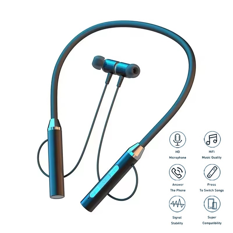 Écouteurs sans fil Bluetooth,  - Magnetic Neckband Sports Earphones avis et prix