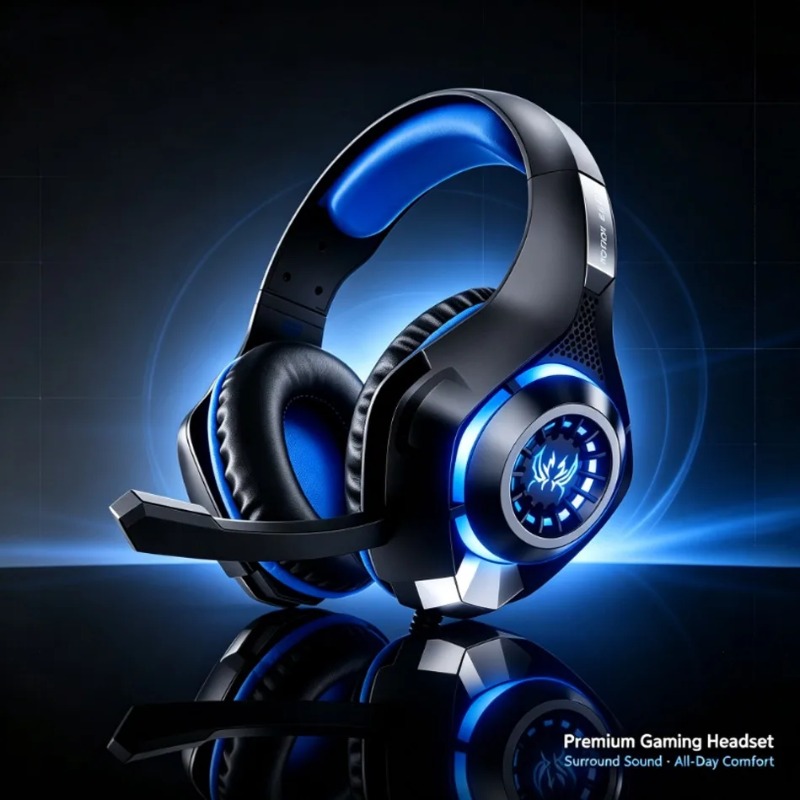 Casque de jeu filaire, micro a - Gaming Headset With Mic Rgb avis et prix