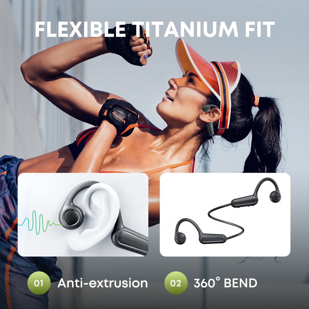 Écouteurs Sportifs Sans Fil à  - Bone Conduction Running Headphones avis et prix
