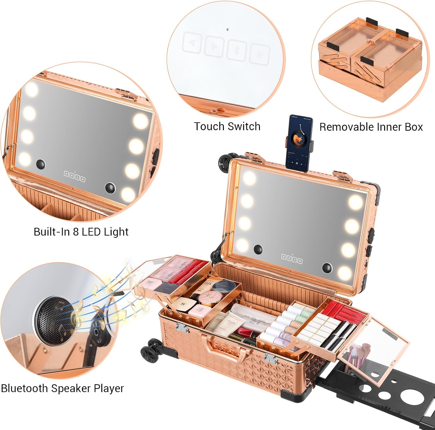 Miroir et haut-parleur Bluetoo - Speakers avis et prix
