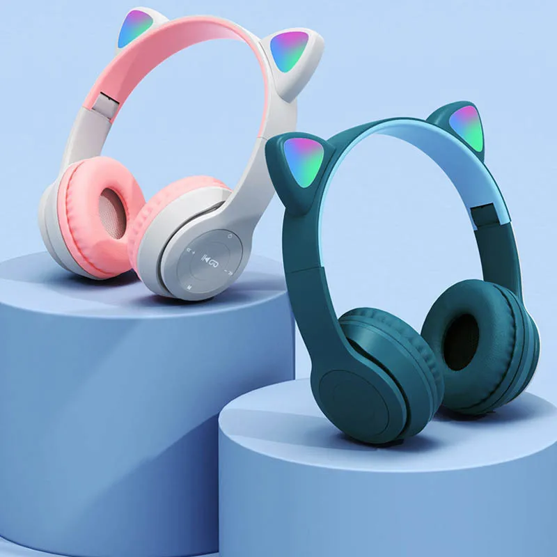 Oreille de chat mignon Bluetoo - Cat Ear Bluetooth Headset Led avis et prix