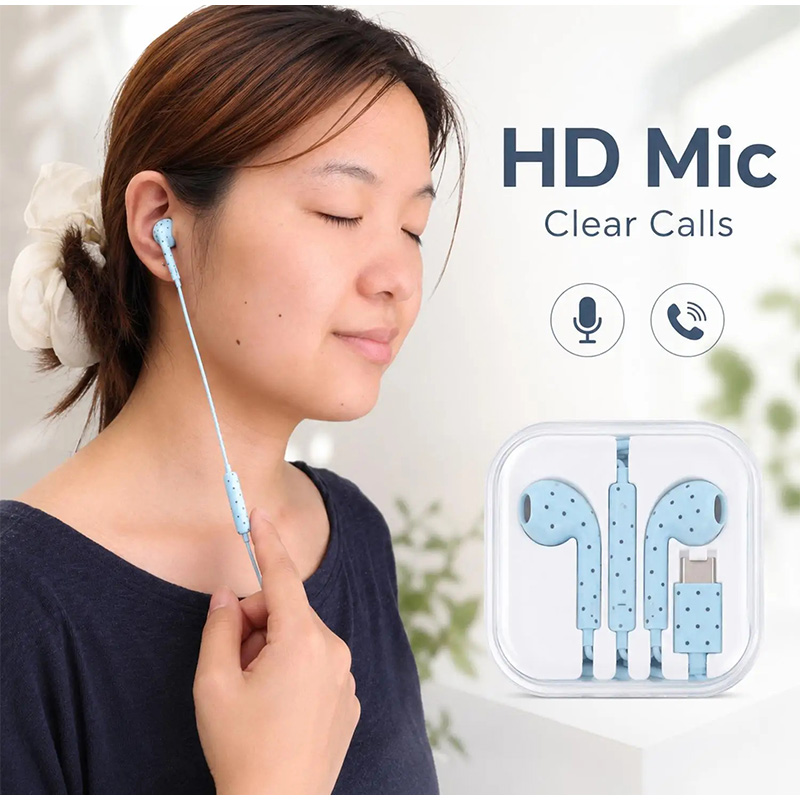 Écouteurs intra-auriculaires f - Type C Wired Earphones With Mic avis et prix