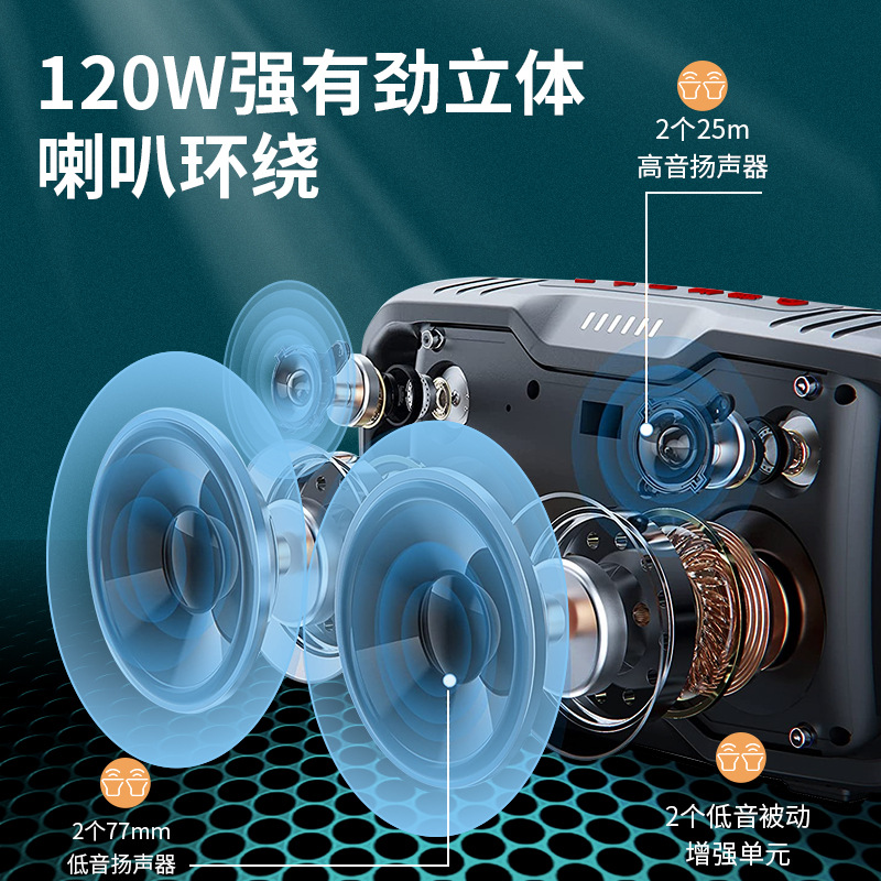 X10 haut-parleur Bluetooth Por - Portable Bluetooth Speaker Waterproof Ipx7 avis et prix