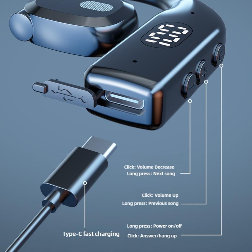 Écouteurs Bluetooth sans fil à - Bone Conduction Running Headphones avis et prix