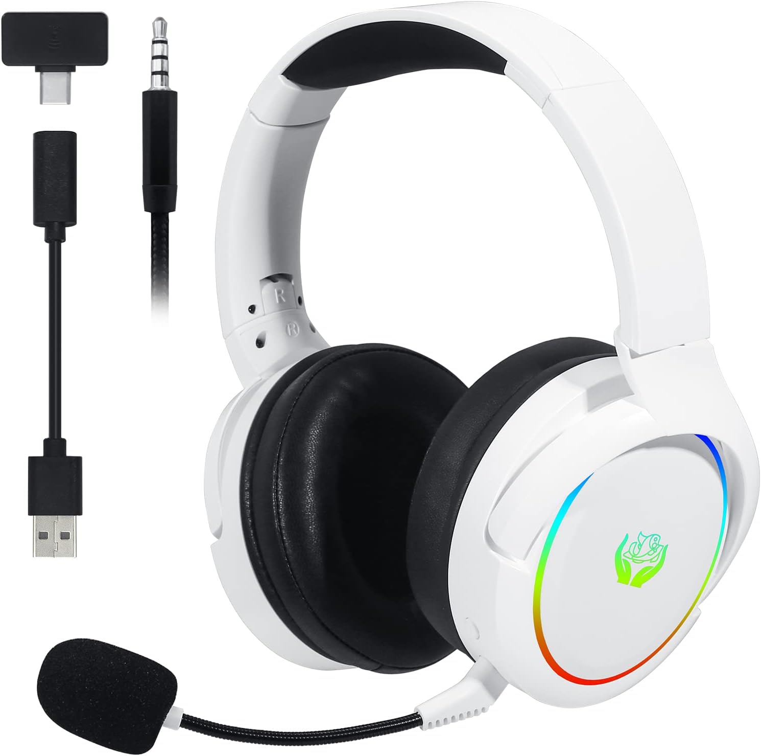Casque de jeu sans fil HUO JI  - Gaming Headset With Mic Rgb avis et prix