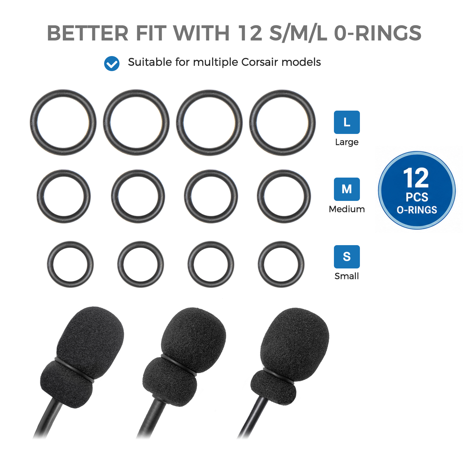 4 housses en mousse pour micro - Gaming Headset With Mic Rgb avis et prix