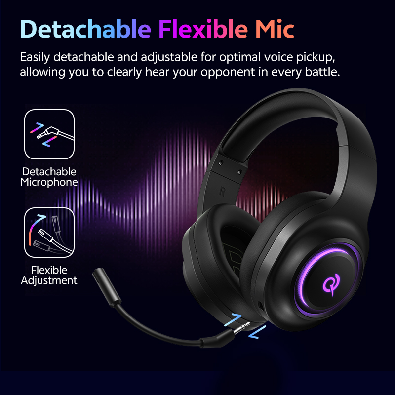 Casque de jeu QCY Heroad V200  - Gaming Headset With Mic Rgb avis et prix