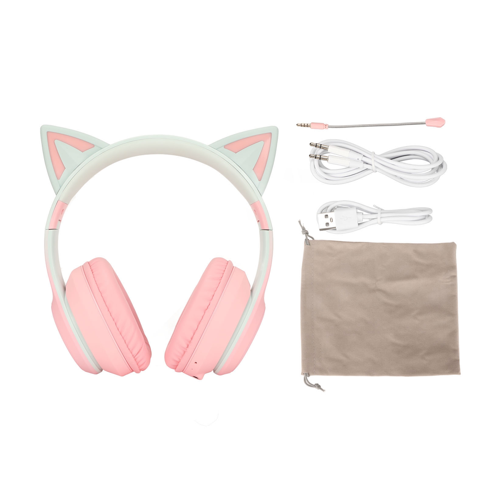 Casque de jeu Bluetooth avec o - Cat Ear Bluetooth Headset Led avis et prix