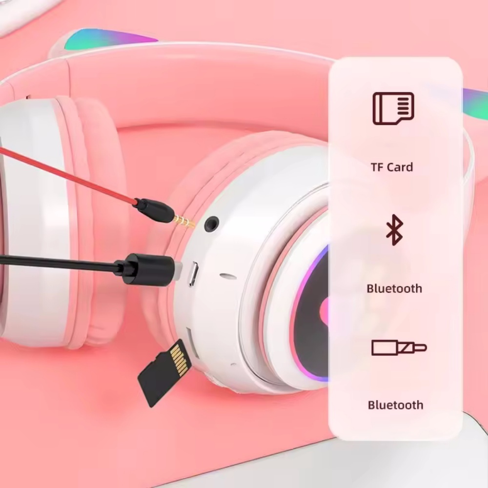 Casque Bluetooth avec oreilles - Cat Ear Bluetooth Headset Led avis et prix