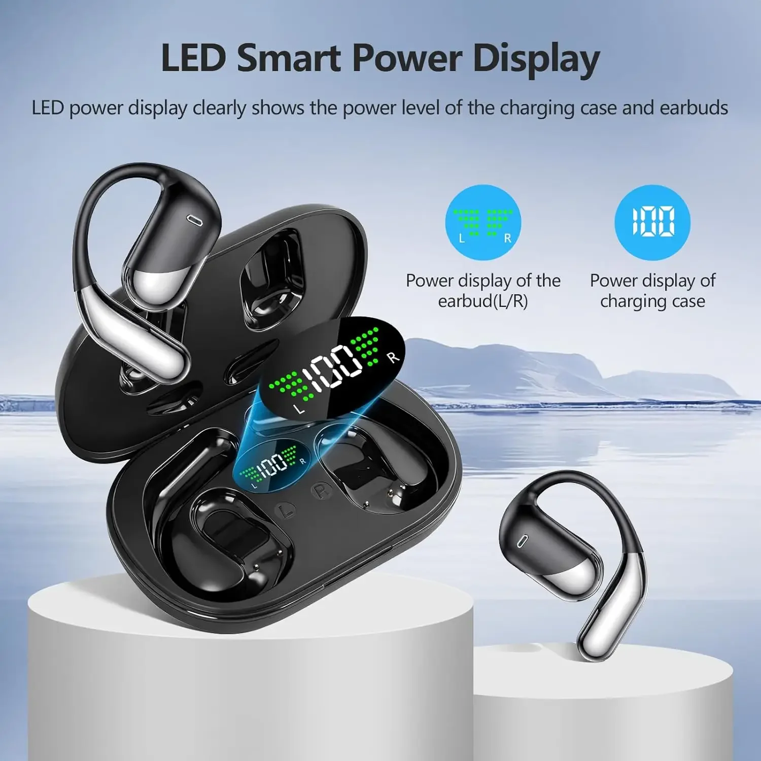 Écouteurs sans fil sport Bluet - Open Ear Air Conduction Headphones avis et prix