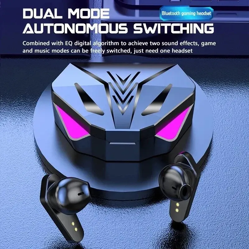 TWS sans fil Bluetooth 5.3 cas - Gaming Headset With Mic Rgb avis et prix