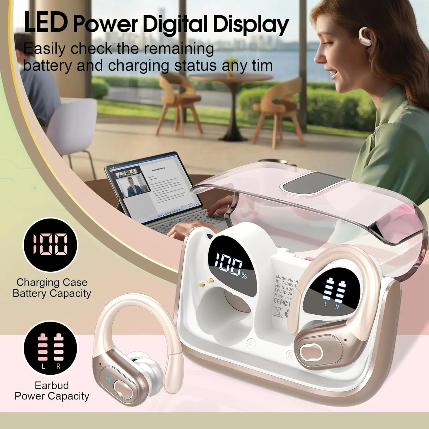 Écouteurs sans fil sportifs GD - Type C Wired Earphones With Mic avis et prix