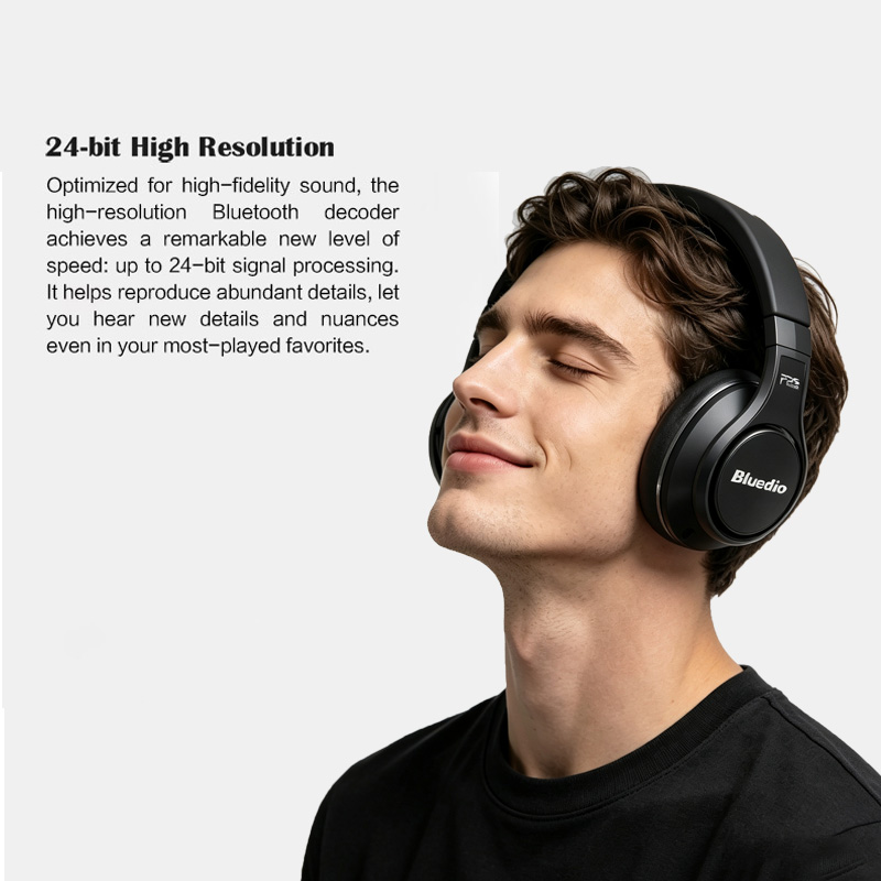 Casque audio sans fil Bluedio  - Anc Wireless Over Ear Headphones avis et prix