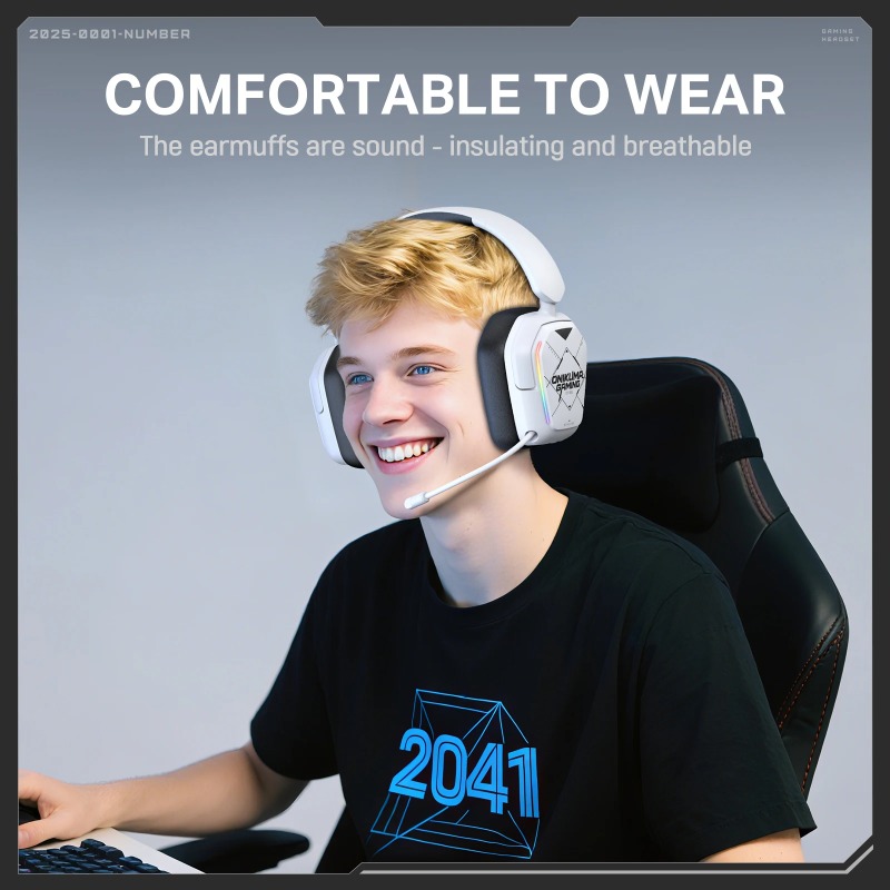 Casque de jeu sans fil ONIKUMA - Gaming Headset With Mic Rgb avis et prix