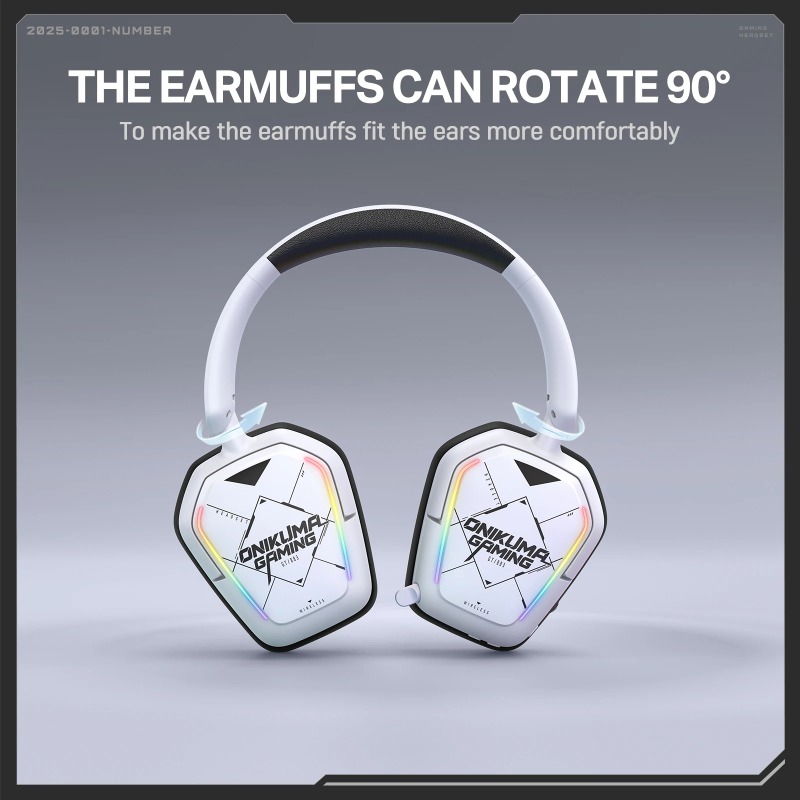 Casque de jeu sans fil ONIKUMA - Gaming Headset With Mic Rgb avis et prix