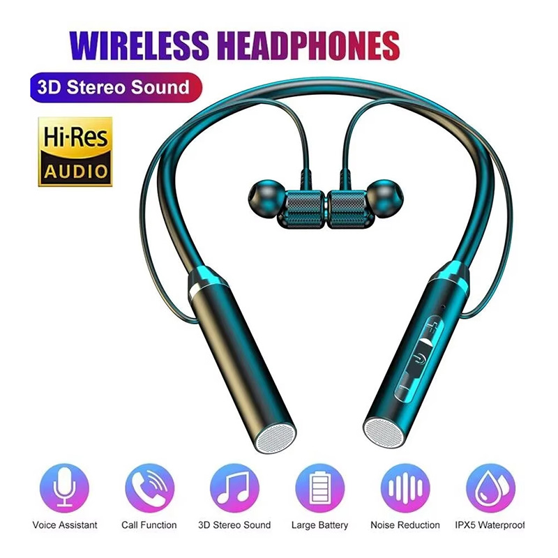 Écouteurs Bluetooth 5.0 à tour - Magnetic Neckband Sports Earphones avis et prix
